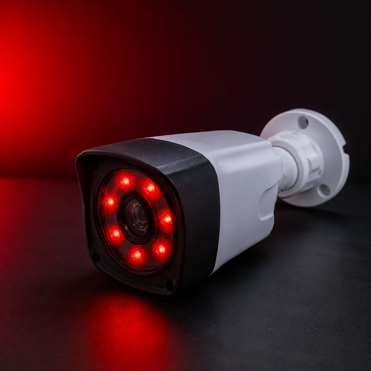 ماکت دوربین مداربسته بولت 220 ولت با چراغ LED