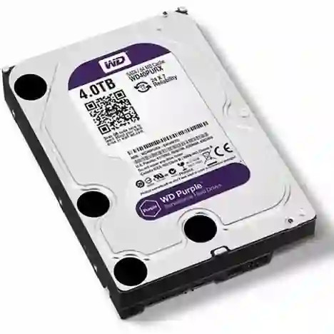 هارد 4 بنفش وسترن دیجیتال ظرفیت 4 ترابایت